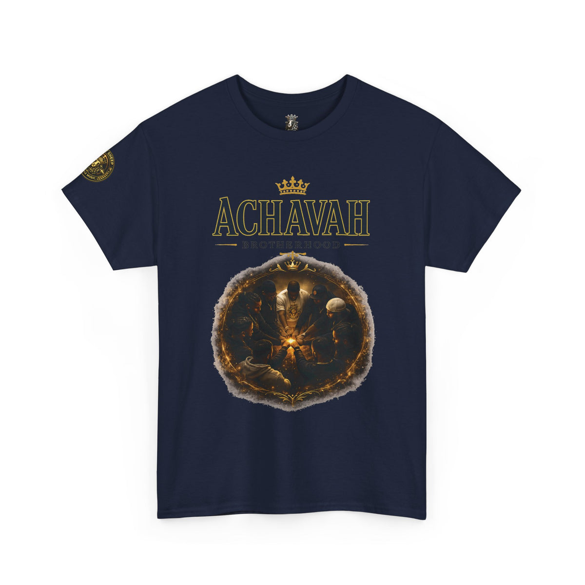 Achavah Brotherhood T-Shirt — Vintage Crest Graphic Tee