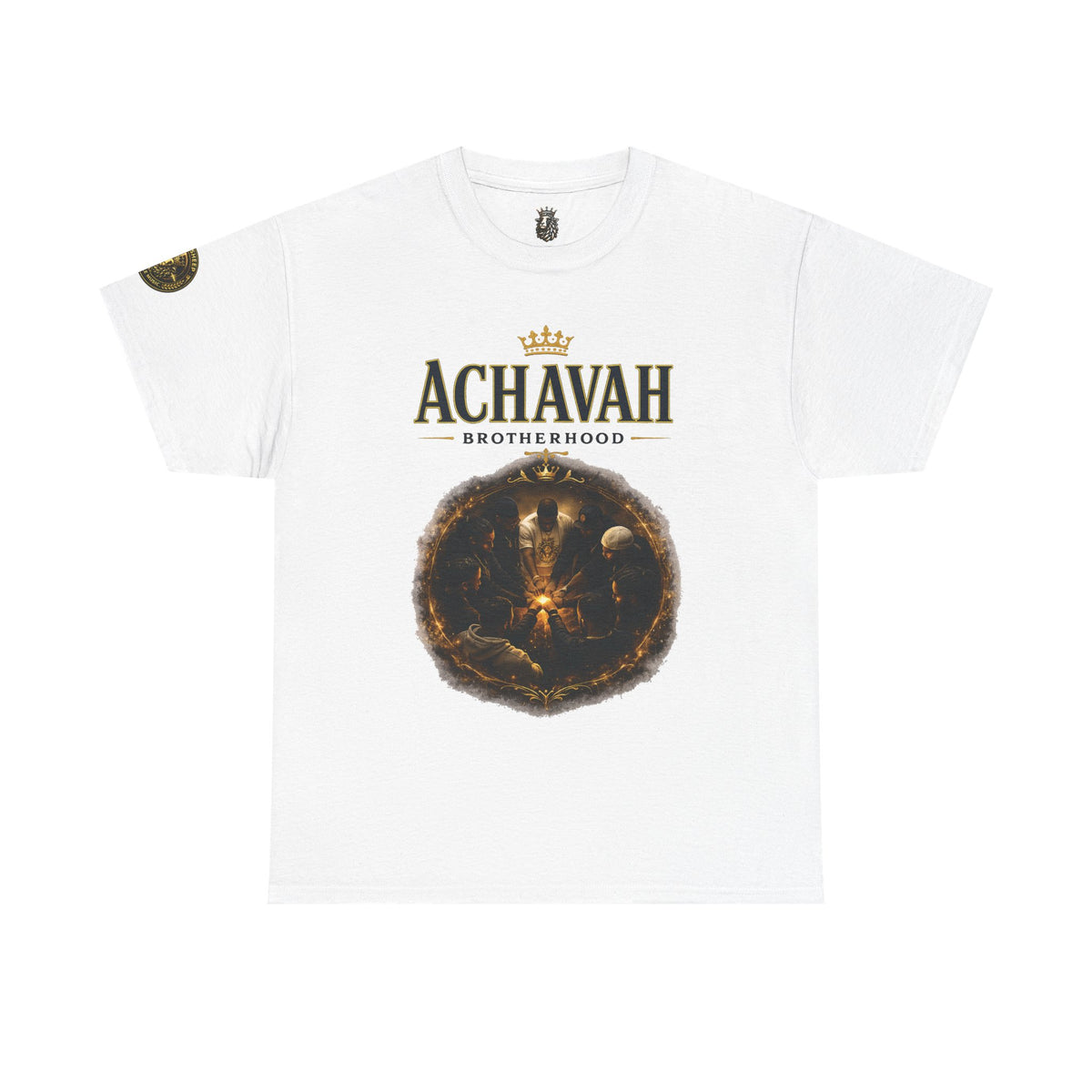 Achavah Brotherhood T-Shirt — Vintage Crest Graphic Tee