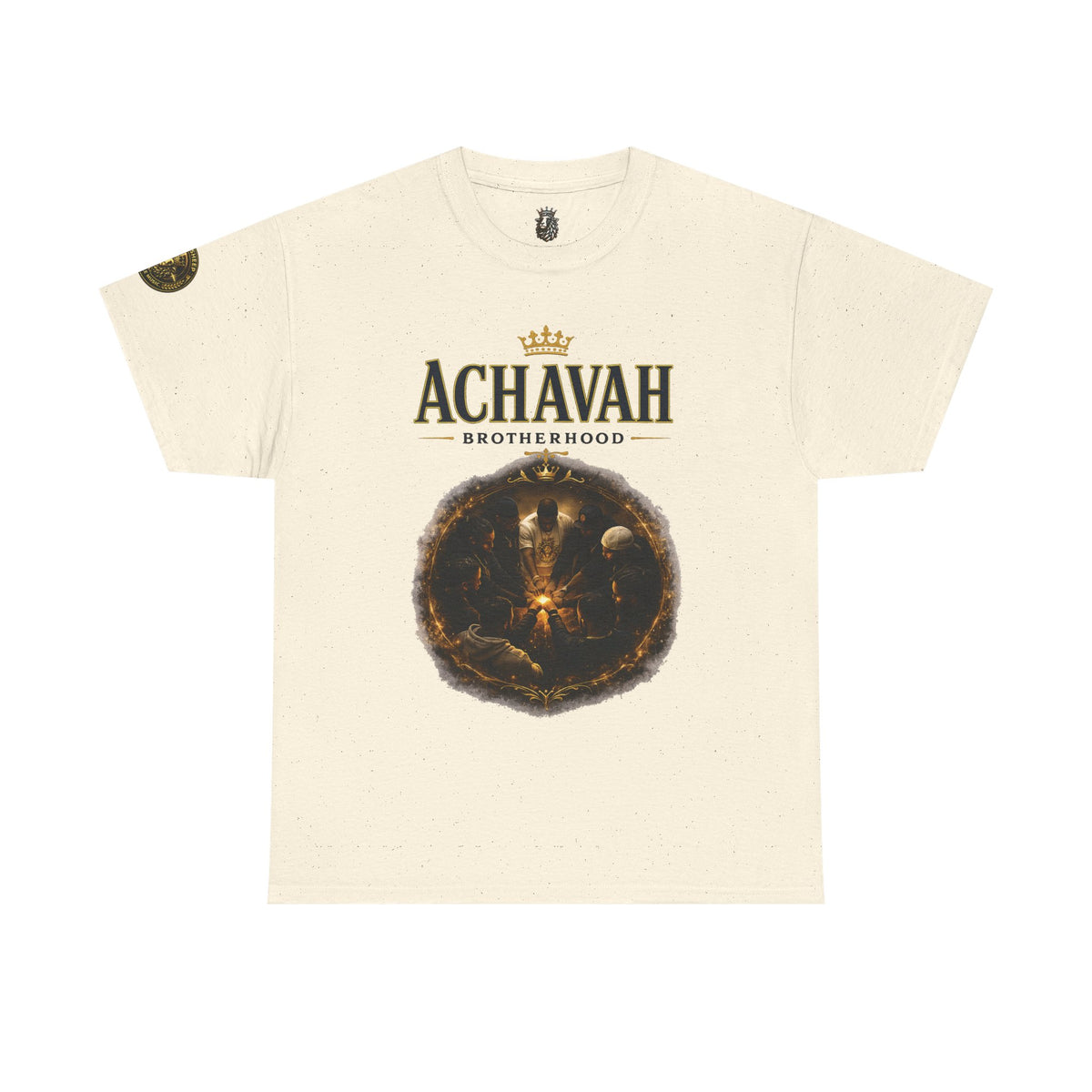 Achavah Brotherhood T-Shirt — Vintage Crest Graphic Tee