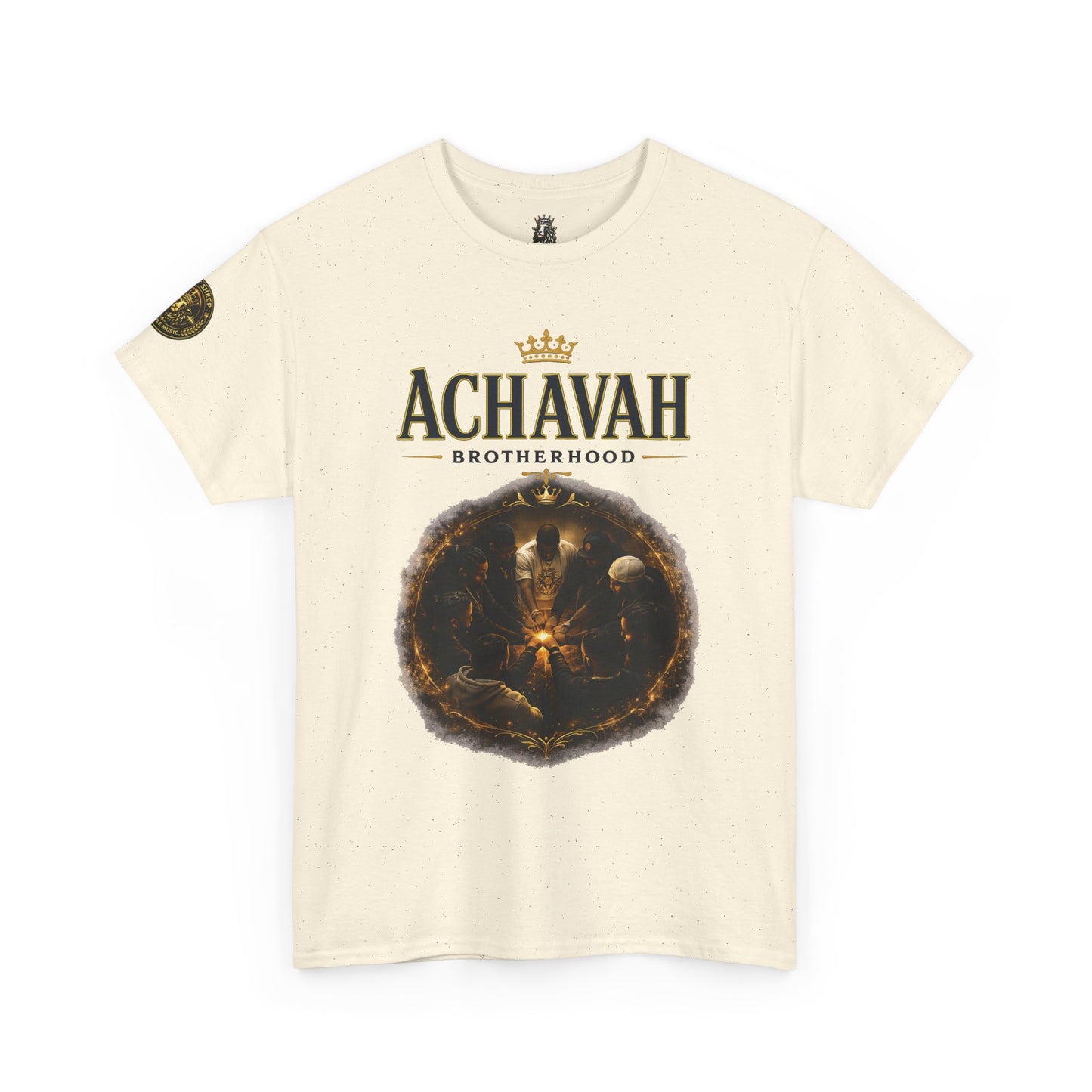 Achavah Brotherhood T-Shirt — Vintage Crest Graphic Tee