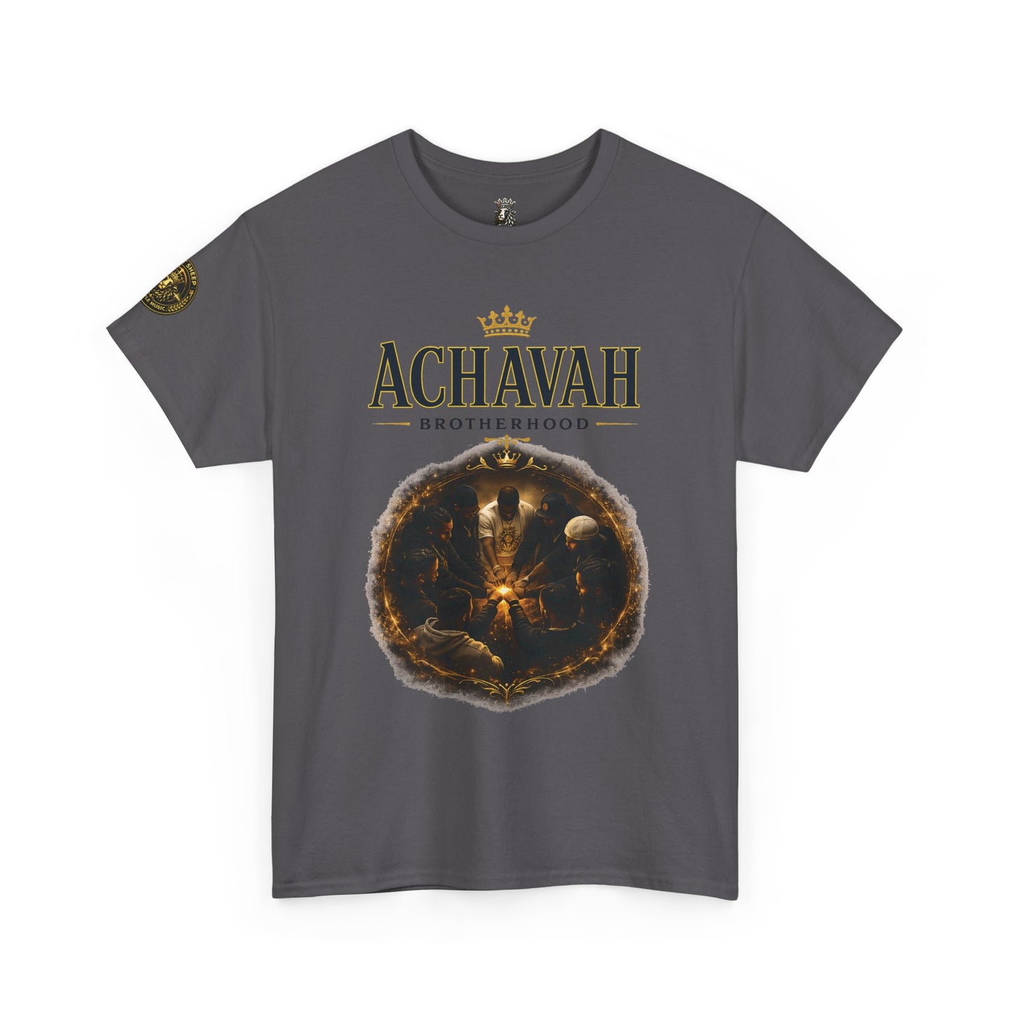 Achavah Brotherhood T-Shirt — Vintage Crest Graphic Tee