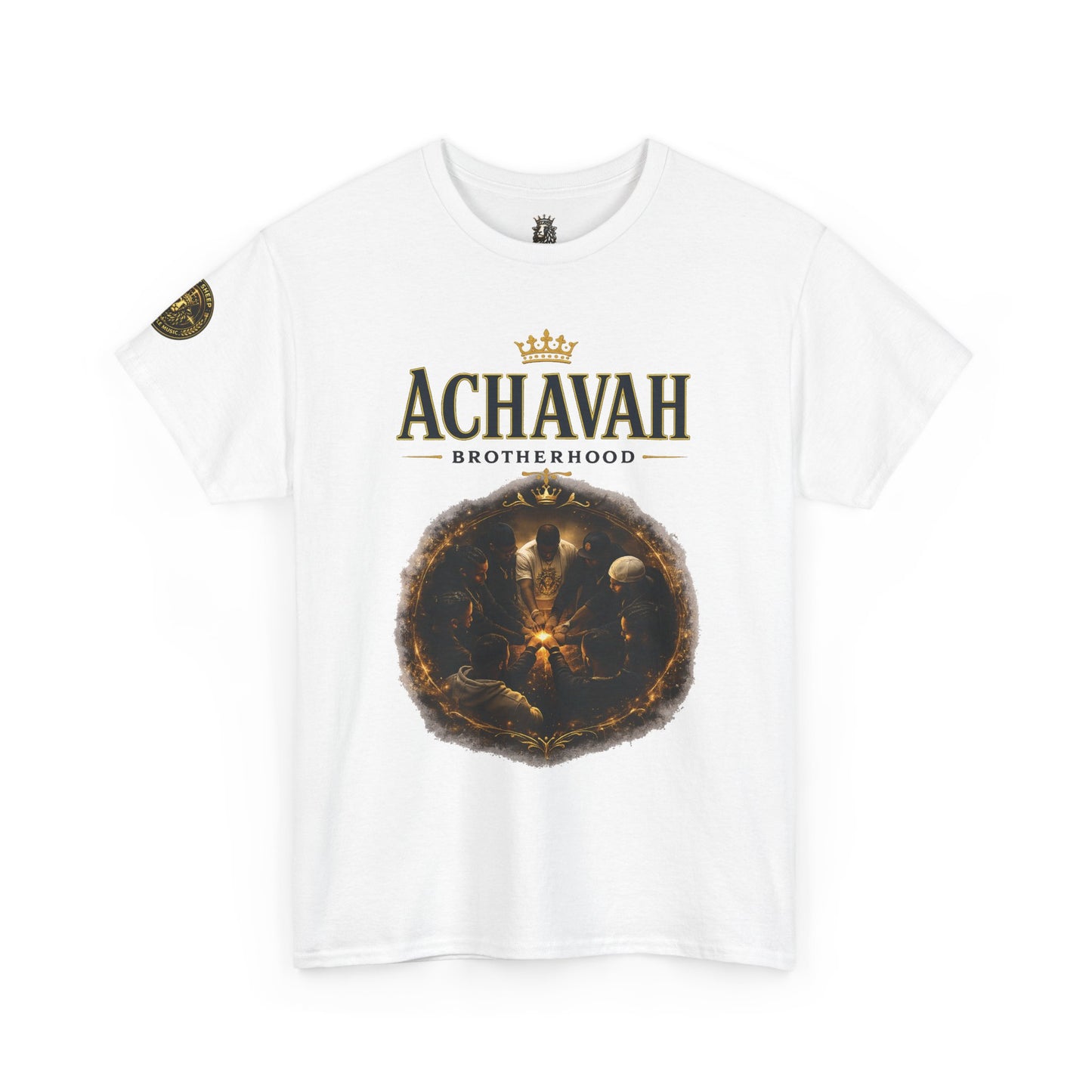 Achavah Brotherhood T-Shirt — Vintage Crest Graphic Tee