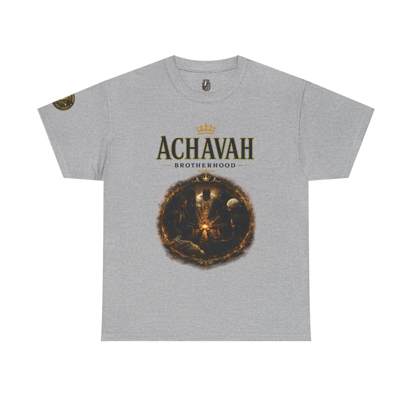 Achavah Brotherhood T-Shirt — Vintage Crest Graphic Tee