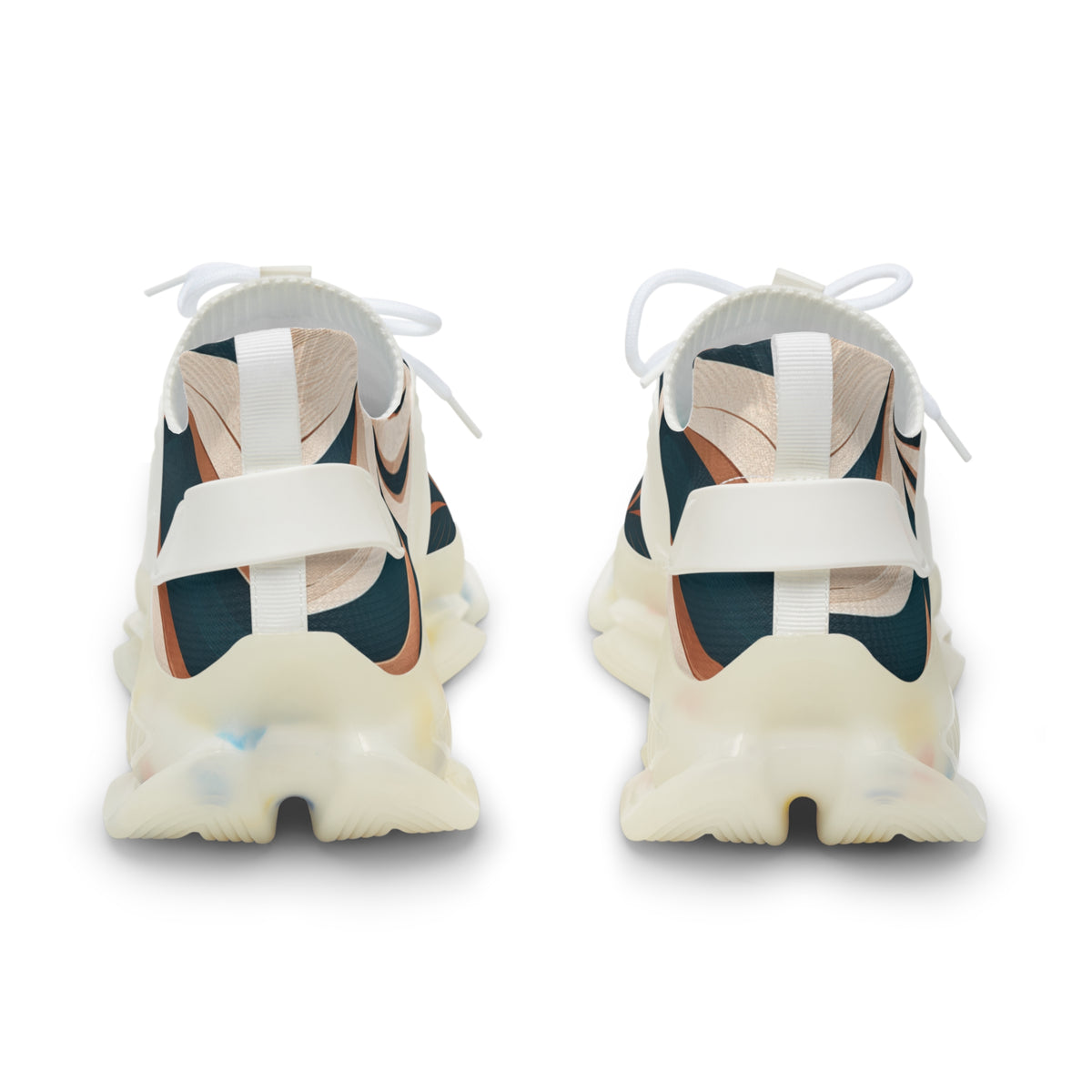 LSL Crowned Lion Mesh Sneakers - Forest & Copper