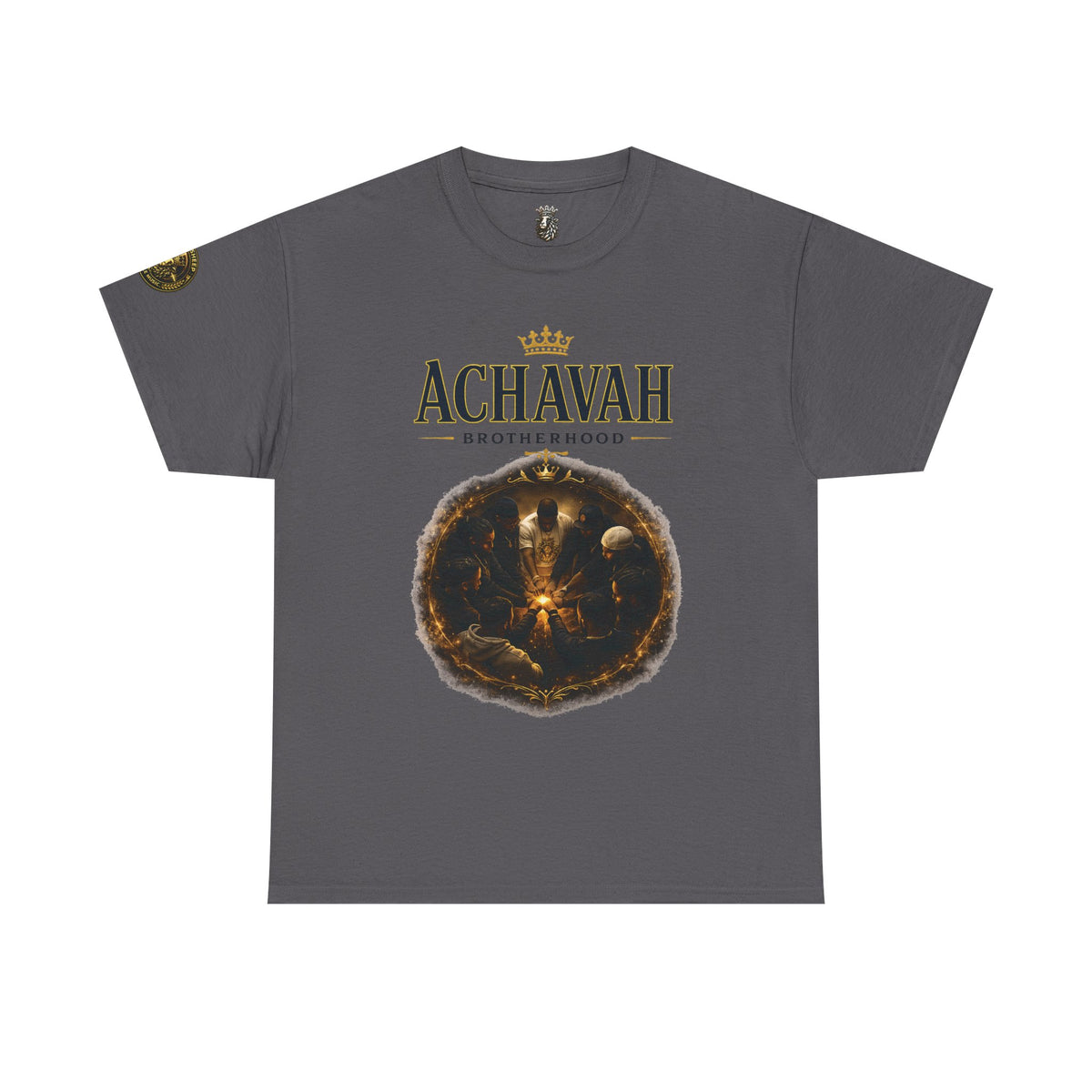 Achavah Brotherhood T-Shirt — Vintage Crest Graphic Tee