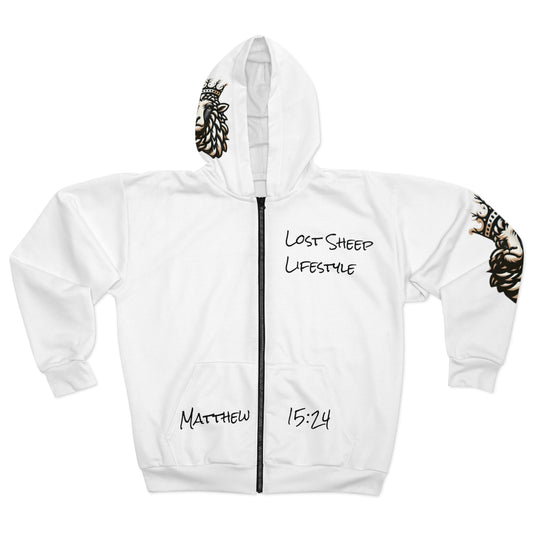 Lost Sheep Lifestyle Zip Hoodie (AOP)